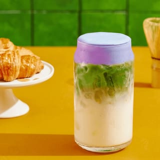 Ube Matcha Latte