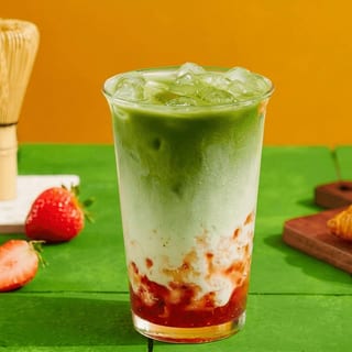 Strawberry Matcha Latte
